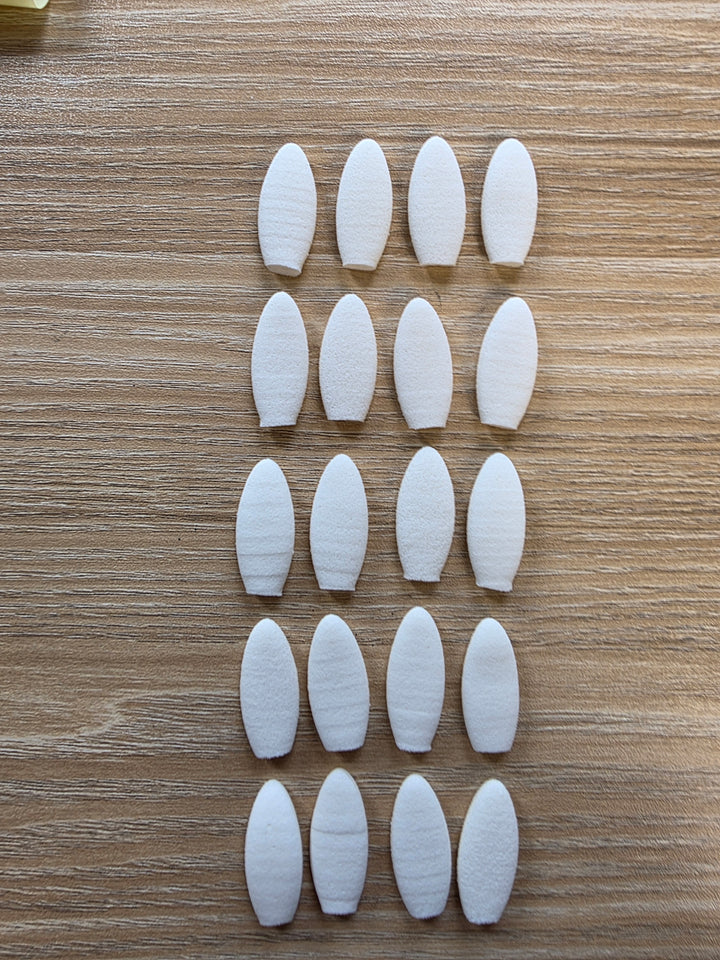 Ersatzspitzen für Schwammapplikatoren – Oval (20 Stück)