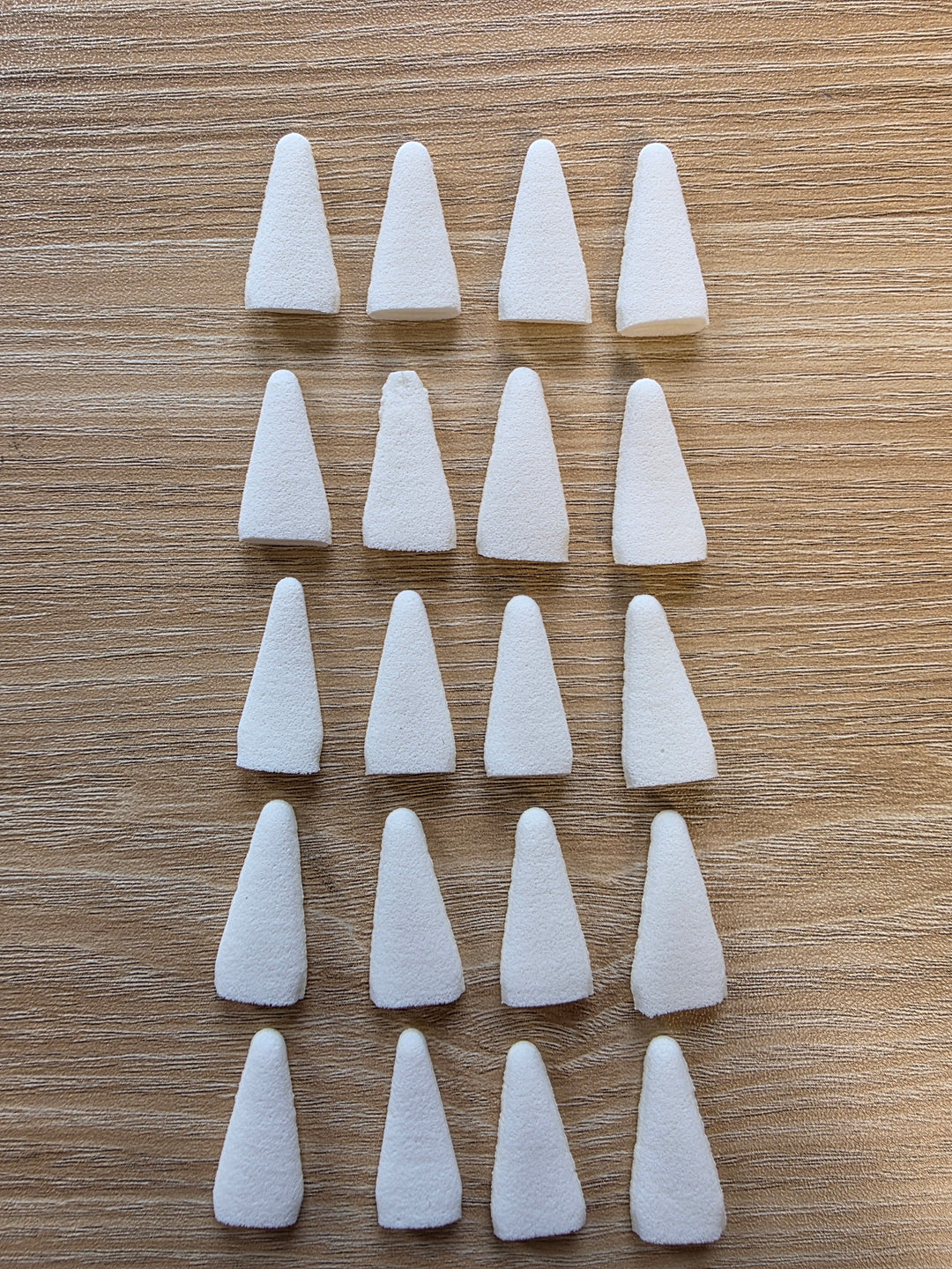Ersatzspitzen für Schwammapplikatoren – Spitz (20 Stück)